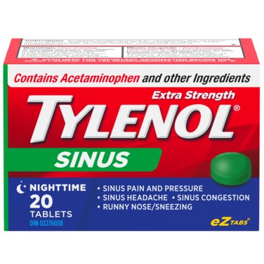 Tylenol Sinus Extra Strength Night Time, 20 tablet 