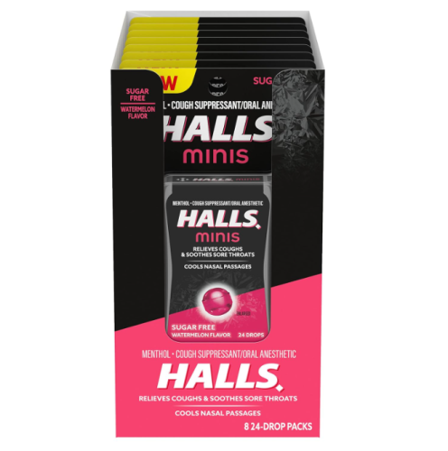 Halls Minis Watermelon, 24