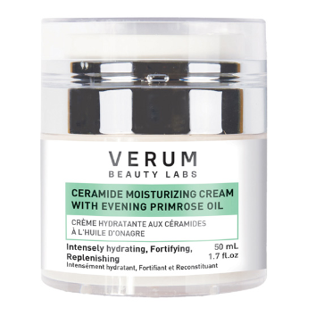 Verum Beauty Labs Ceramide Moisturizing Cream w/Evening Primrose Oil, 50ml