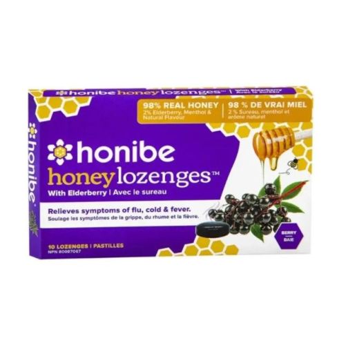 Honibe Elderberry Lozenges - 12 Pack
