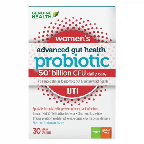 Genuine Health AGH Probiotics for Women UTI, 30vcap