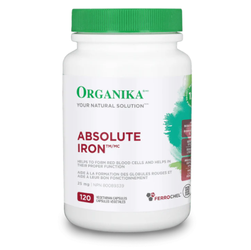 Organika Absolute Iron, 25mg, 120cap