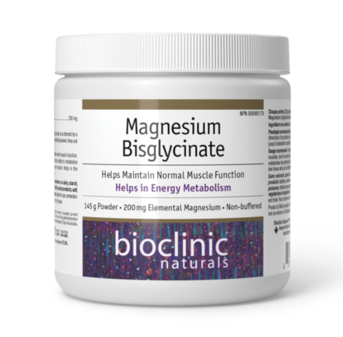 Bioclinic Naturals Magnesium Bisglycinate · 200 mg, 145 g Powder