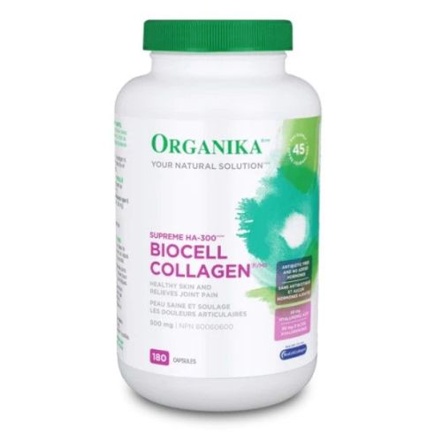 Organika Collagen Biocell Ha300, 500mg, 180cap