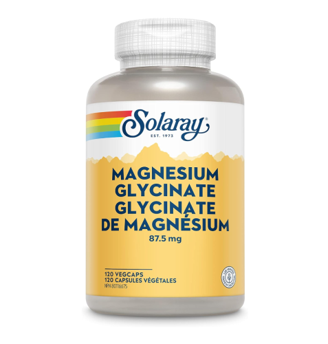 Solaray Magnesium Glycinate, 120vcap