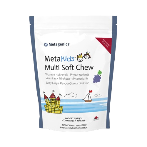 Metagenics MetaKids™ Multi Soft Chew, Grape Flavored, 60 Soft Chews