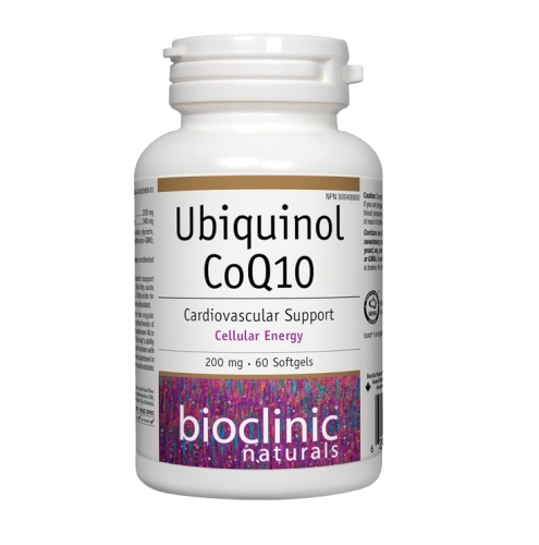 Bioclinic Naturals Ubiquinol CoQ10 · 200 mg, 60 Softgels