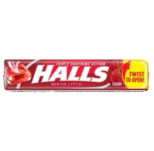 Halls Cough Tb Cherry, 9pc