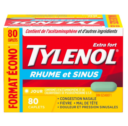 Tylenol Cold&Sinus, 80