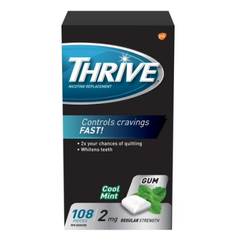 Thrive Gum 2mg Cool Mint Value Pk 216