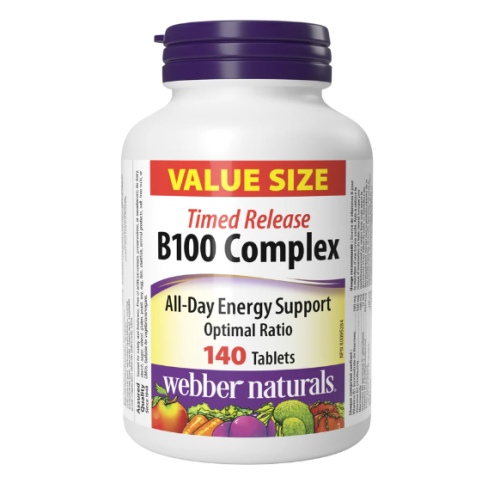 Webber Naturals B100 Complex Value Size, 140 Tb