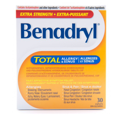 Benadryl Total Es Tb 30