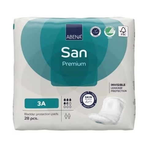 Abena San 3a Premium Bladder Control Pads, 28's