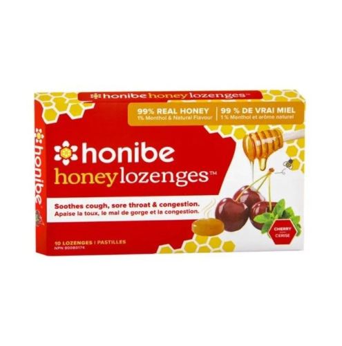 Honibe Cherry Lozenges - 12 Pack