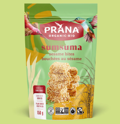 Prana Sumsuma, Chocolate Sesame Bites, Organic, 8/150g