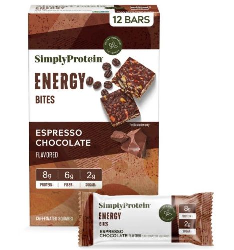 Simply Protein Energy Bites Espresso Chocolate, 12 x 30g