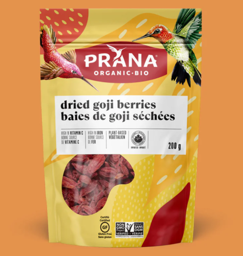 Prana Goji Berries, Organic, 6/200g