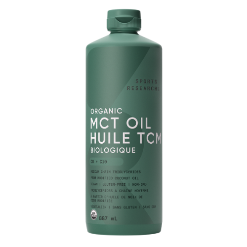 Sports Research Organic MCT Oil, 887ml