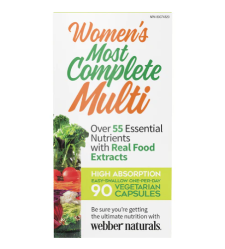 Webber Naturals Most Complete Multi Women, 90 Caps