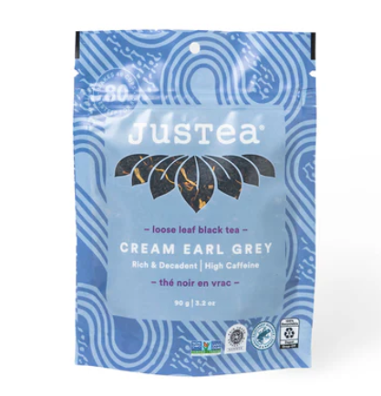 JusTea Cream Earl Grey, 6 x 90g