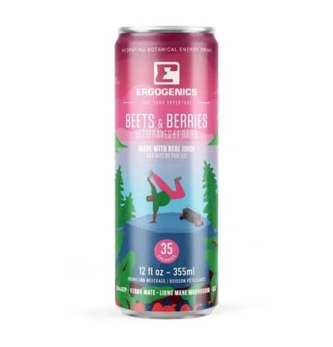 Ergogenics Nutrition Liquid Adrenaline - Beets & Berries, 12 x 355ml
