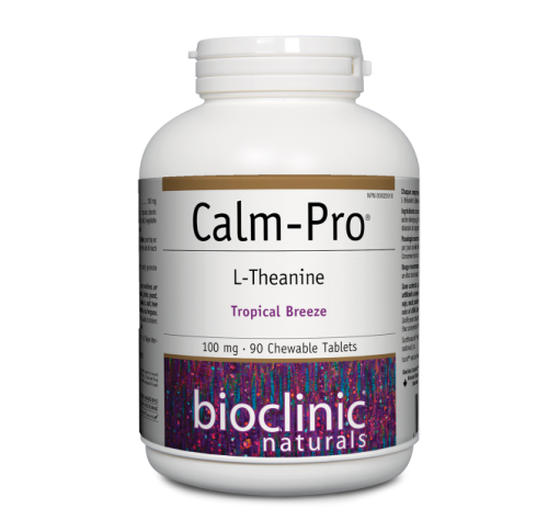 Bioclinic Naturals Calm-Pro · 100 mg · Tropical Breeze, 90 Chewable Tablets