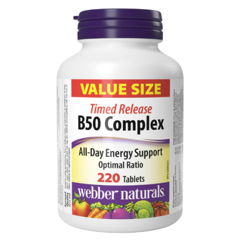 Webber Naturals B50 Complex Value Size, 220 Tb 