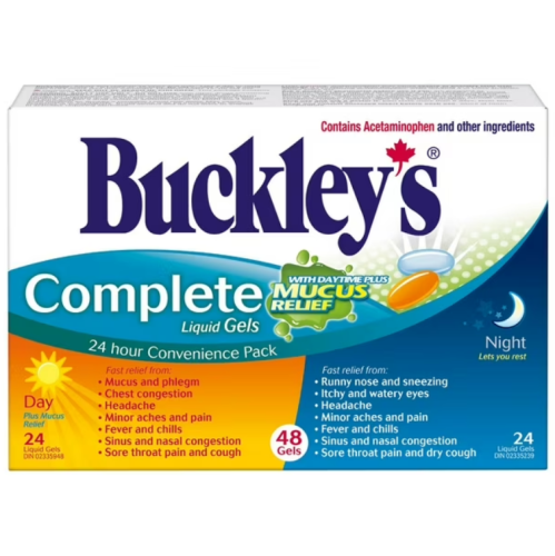 Buckley's Combo Day/Night+Mucous, 12+12 Liqui-Gel