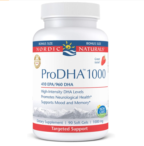 Nordic Naturals ProDHA Strawberry, 90ct