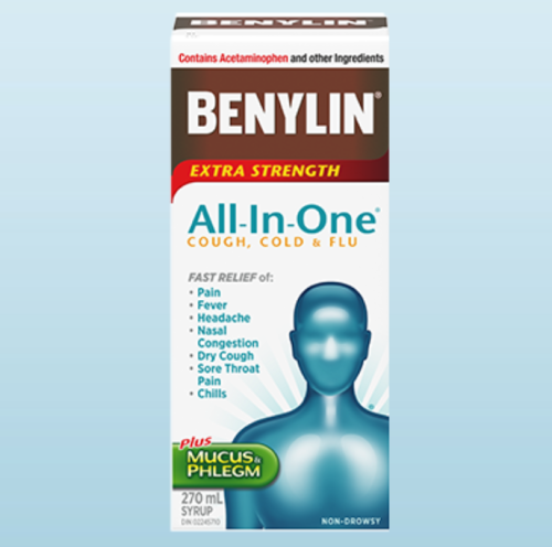 Benylin All In One Syrup Extra Strength, 270ml