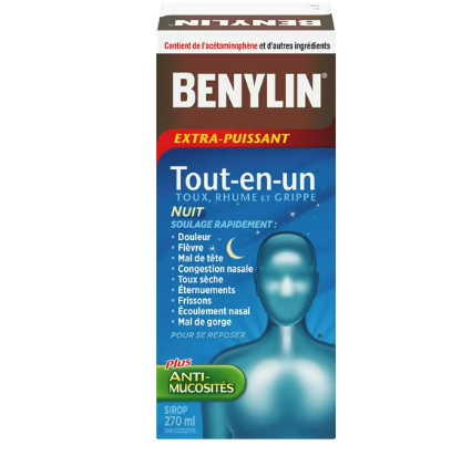 Benylin 1 Cold&Flu Night, 270ml