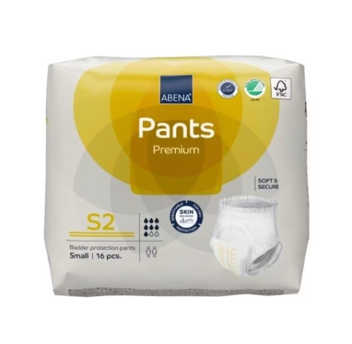 Abena Pants S2 Premium 21319 Heavy Abs Small, 16's