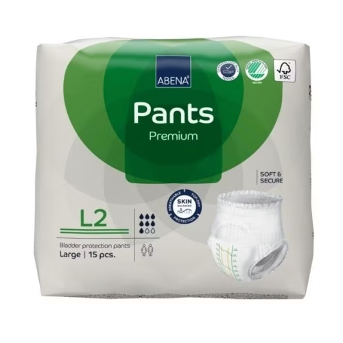 Abena Pants L2 Premium Ultra Heavy Abs Large, 15's