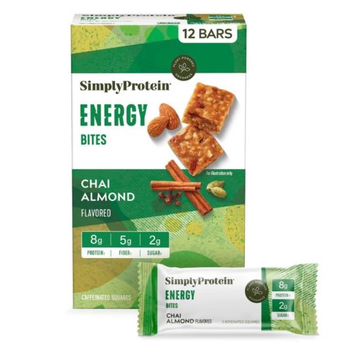 Simply Protein Energy Bites Chai Almond, 12 x 30g