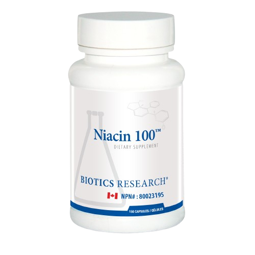 Biotics Research Niacin 100, 150 capsules