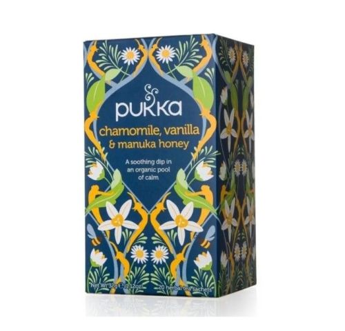 Pukka Org Chamomile Vanilla Manuka Honey, 4 x 20bg