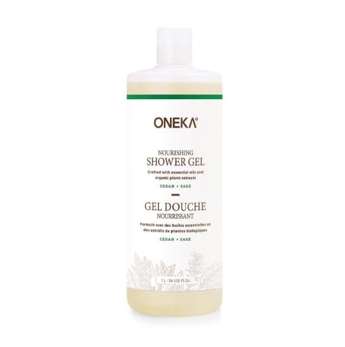 Oneka Shower Gel (Body Wash), Cedar Sage, 1L