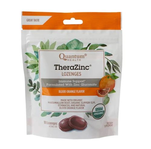 Quantum Health Organic TheraZinc Blood Orange, 18ct