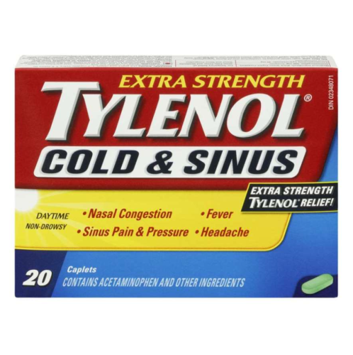 Tylenol Cold & Sinus, 20