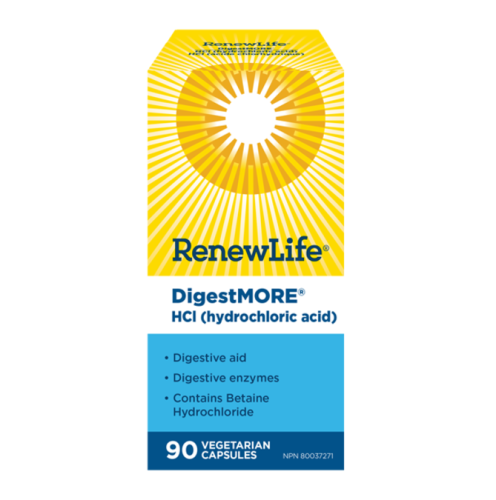  Renew Life DigestMORE HCl, 90 caps