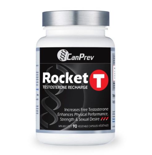 Canprev Rocket T Testosterone Recharge, 90 v-caps