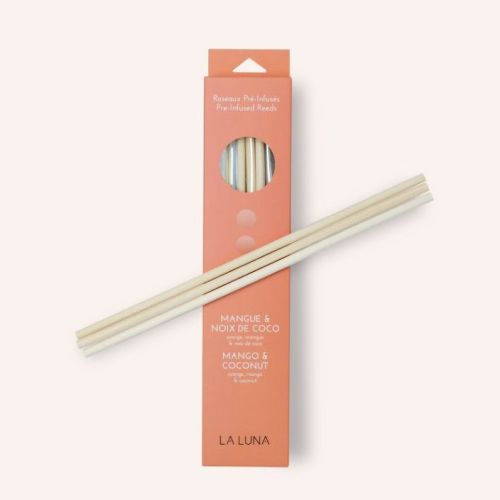 La Luna Mango & Coconut Infused Reeds *6