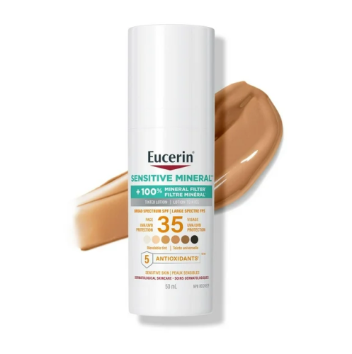 Eucerin Lot Sensitive Tinted Mineral Spf35, 50ml