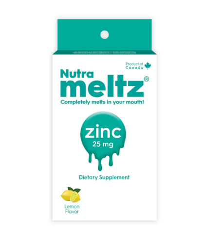 Nutrameltz Zinc - 25mg, 12 x 15tab