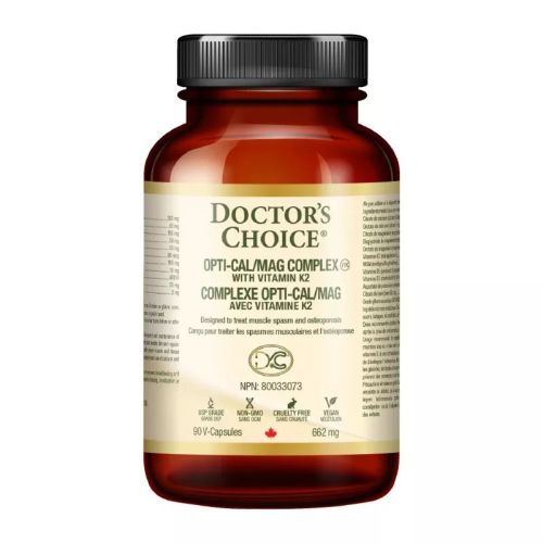 Doctor's Choice Opti-Cal/Mag Complex with Vitamin K2 90 V - Capsules