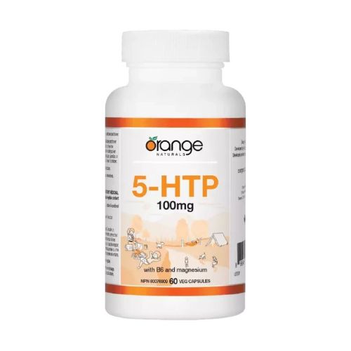 Orange Naturals 5-HTP with B6, 60 Capsules
