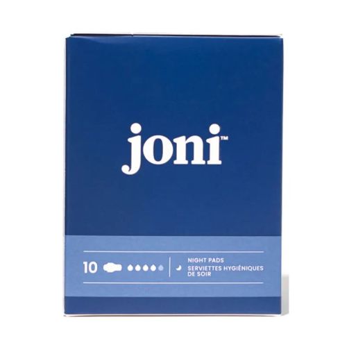 Joni Night Pads w/Wings, MediumHeavy, Organic Bamboo Top Cover, 10ct*