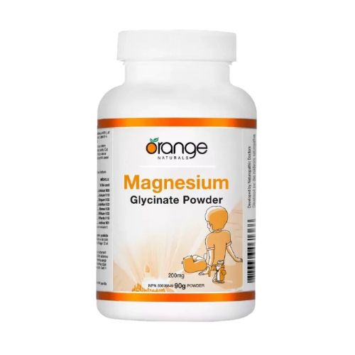 Orange+Naturals+Magnesium+Glycinate+Powder,+100ml