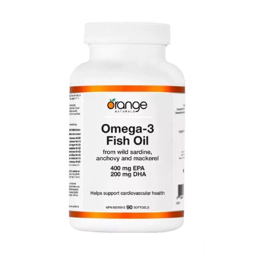Orange+Naturals+Omega-3+Fish+Oil,+90+Softgels