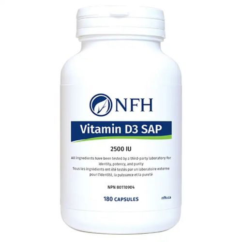 Vitamin D3 SAP 2500 IU-180 Capsules